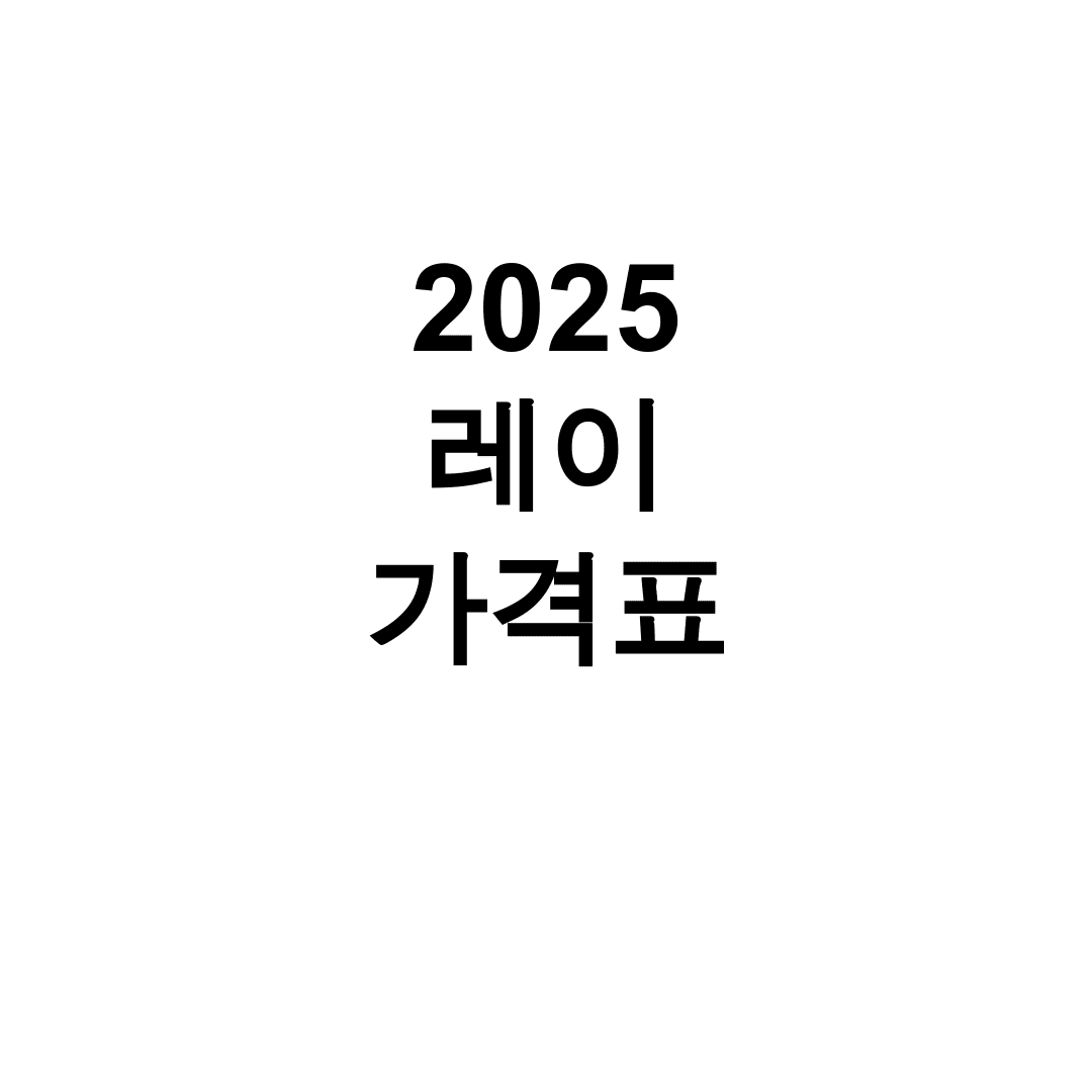 2025 레이 가격표