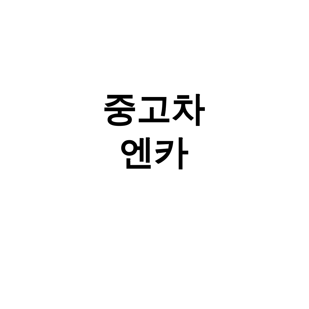 중고차 엔카