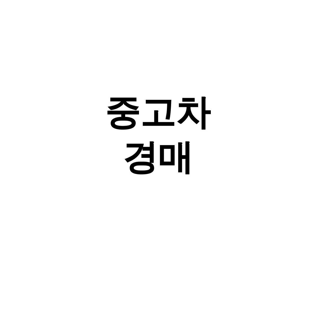 중고차 경매