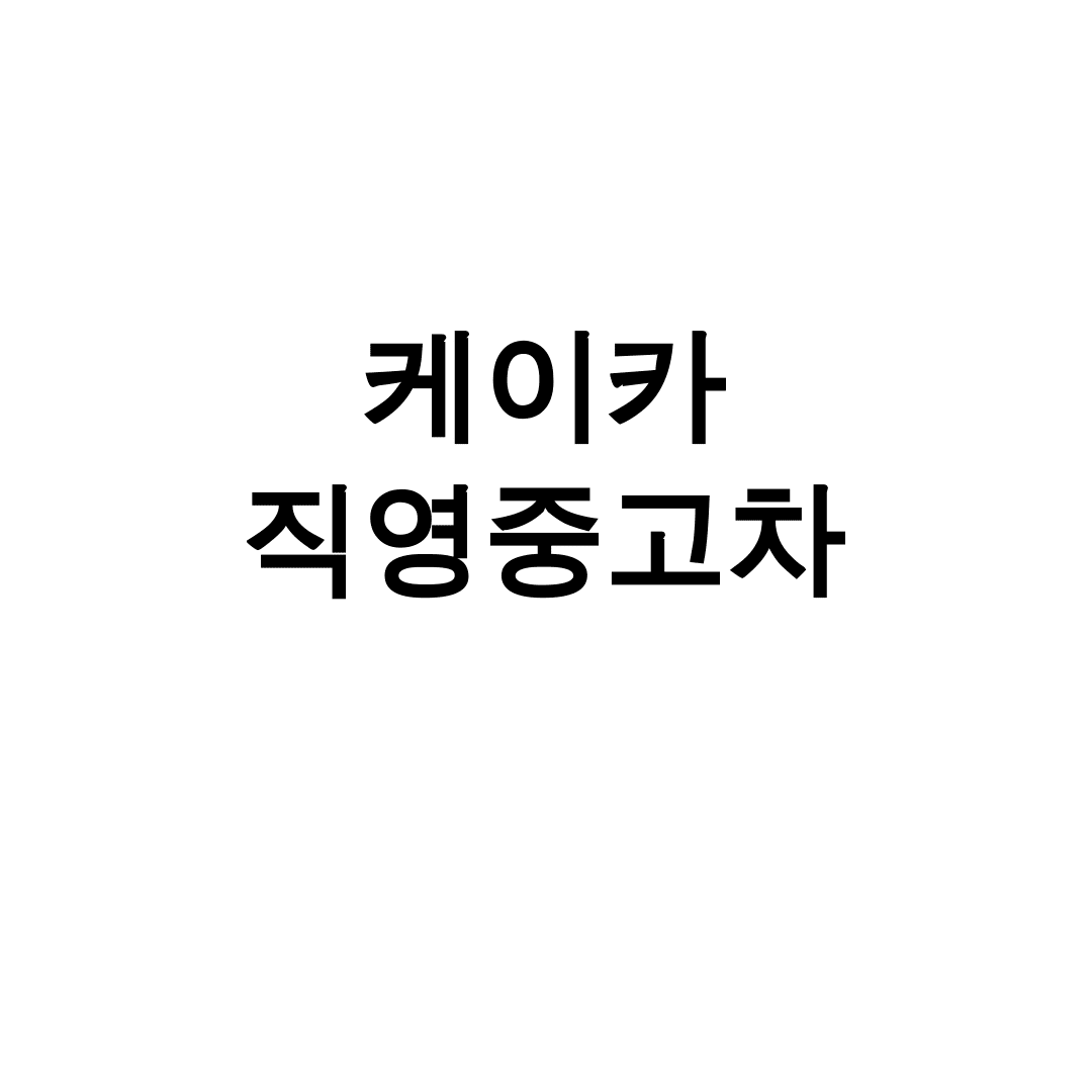 케이카 직영중고차