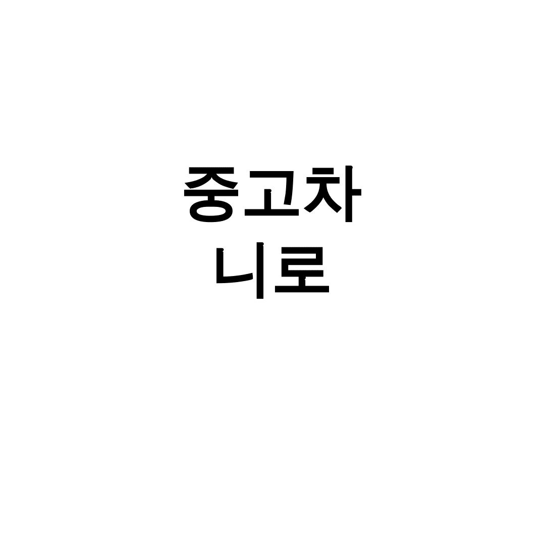 중고차 니로