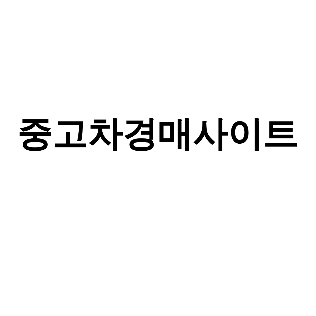 중고차경매사이트